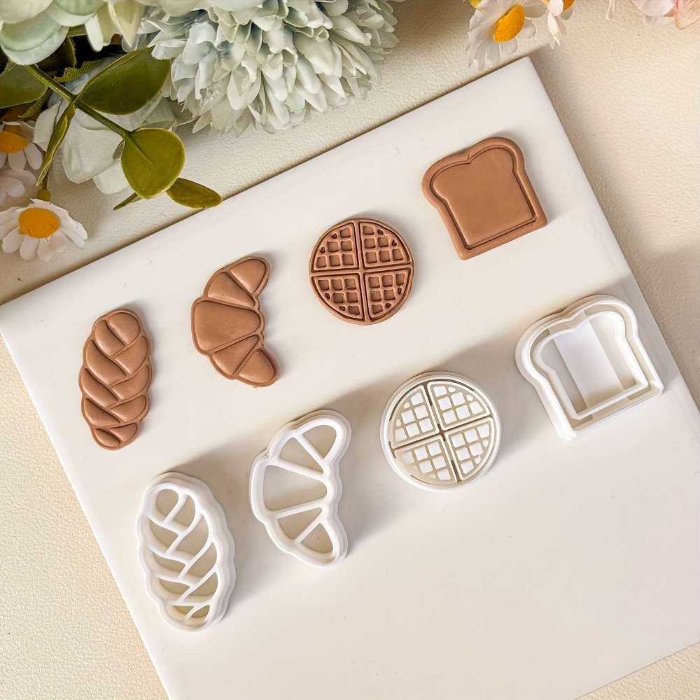 Cookies Pack - 4종 빵 모양 쿠키 커터 세트,