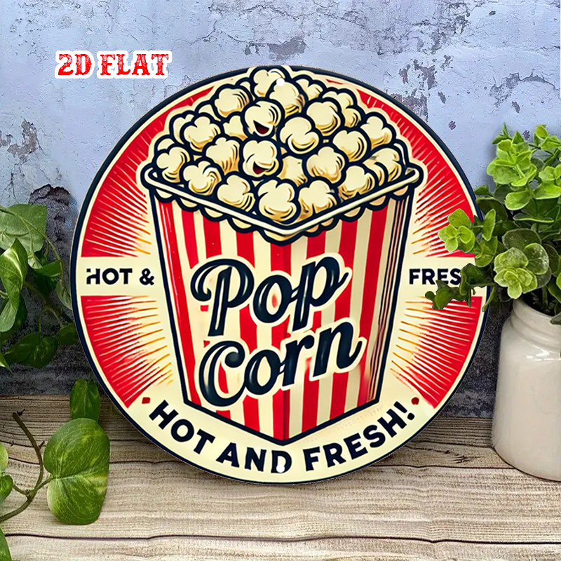 2D 평면 디자인 - 일체형 2D 간판, 영화관 테마의 - Popcorn 리뷰 및 가격