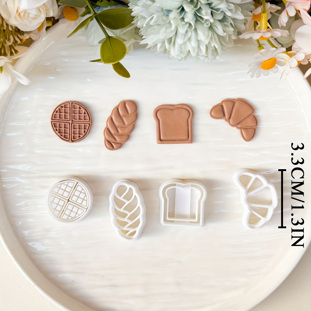 4종 빵 모양 쿠키 커터 세트, 크루아상, 토스트, 와 - Cookies Pack 리뷰 및 가격