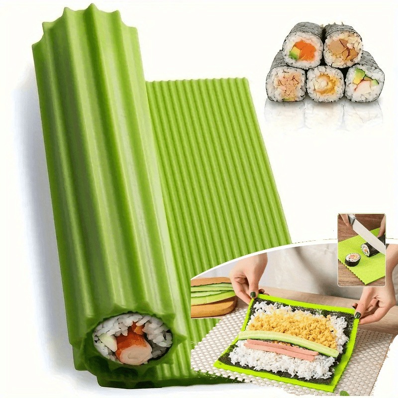 1개 고품질 실리콘 스시 매트 - 사용하기 쉽고 휴대  - Seaweed Snack 리뷰 및 가격
